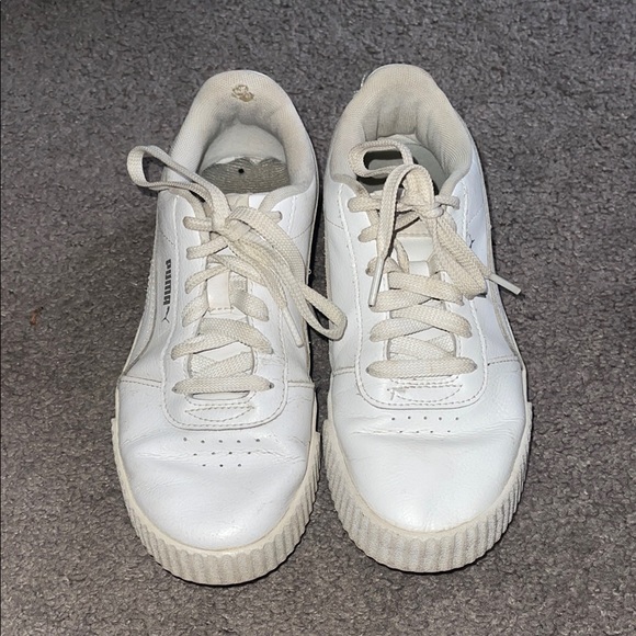 White Puma Softfoam Sneakers Size 7 - Picture 1 of 6